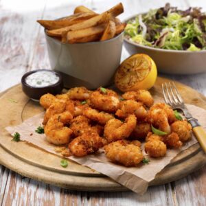 Gebakken scampi's