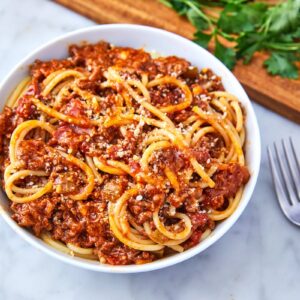 Pasta al bolognese