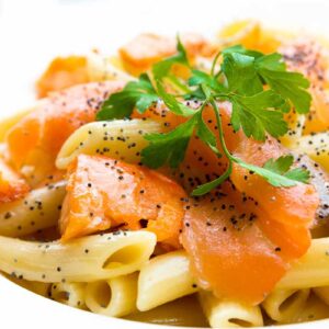 Pasta al salmone