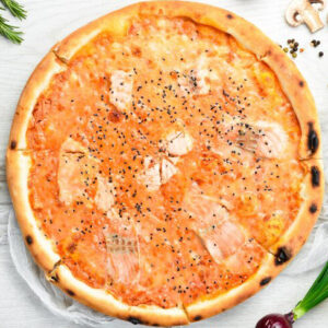 Pizza salmone