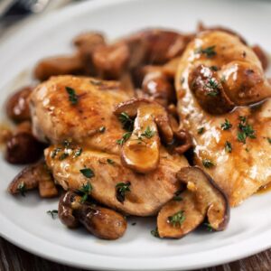 Schotel pollo alla funghi